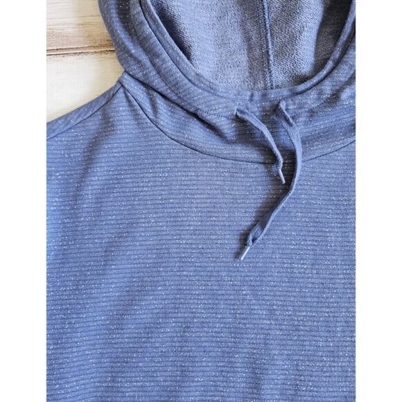 Champion Blue Stripe Hoodie sz L - Picture 5 of 5